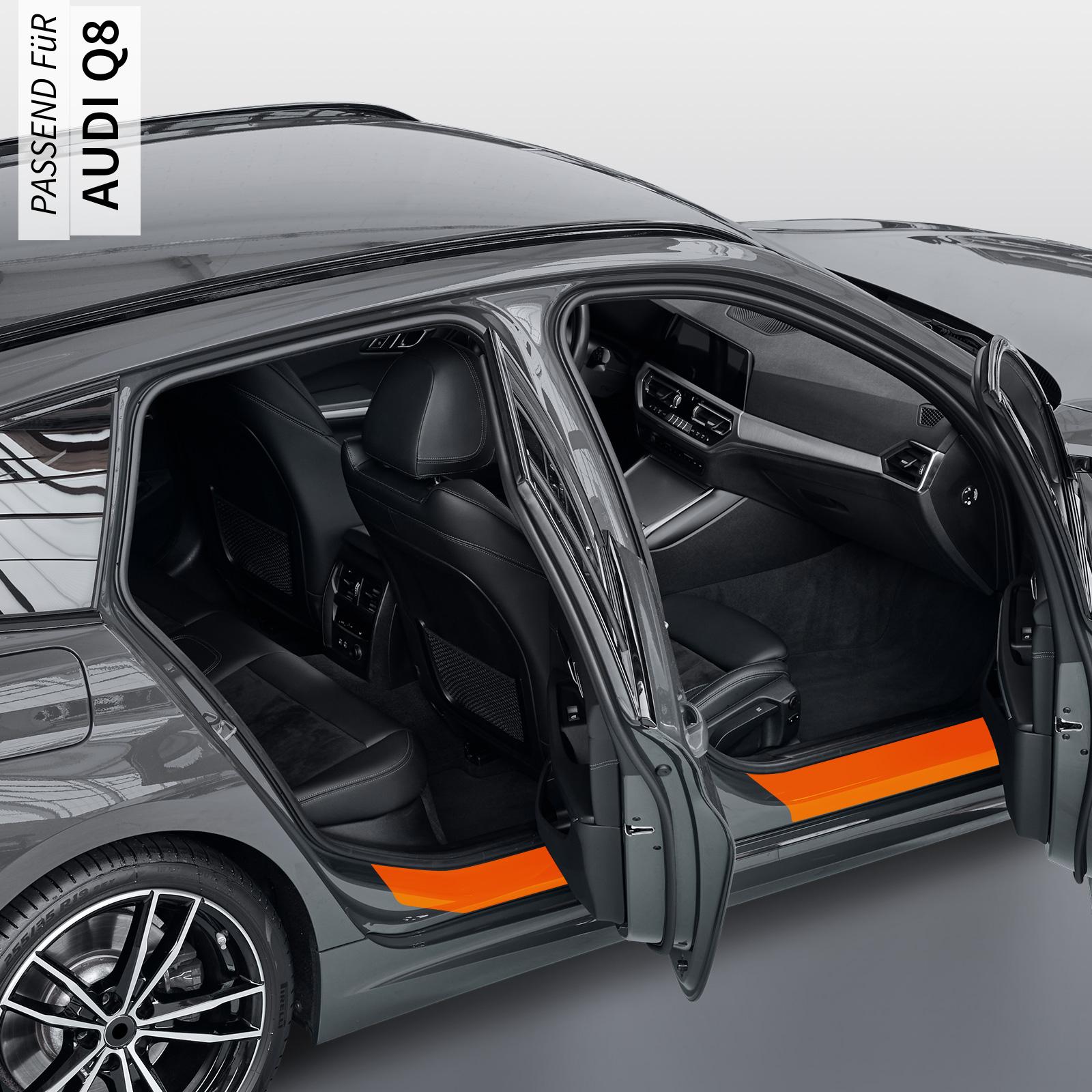 Einstiegsleistenschutzfolie für Audi Q8 Typ 4M, BJ 07/2018 + Facelift