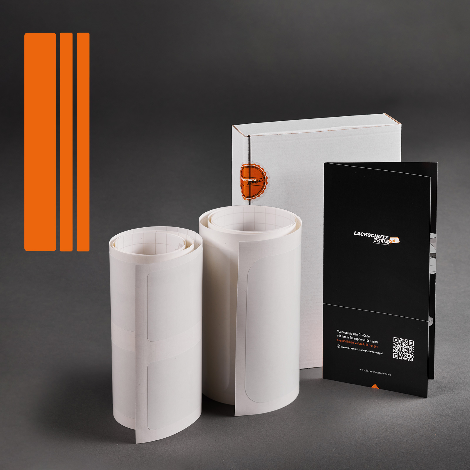 Universal Lackschutzfolie-Set 3 | 3-teilig - für Kfz mit ungewölbter Ladekante